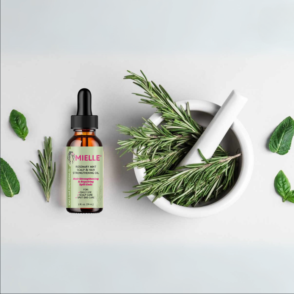 Nuvalis Rosmarin Haaröl Flasche – 100% natürlich für Haarwachstum