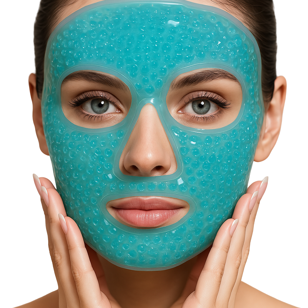 Nuvalis Ice Mask Anwendung – kühlende Gesichtsmaske für frische Haut