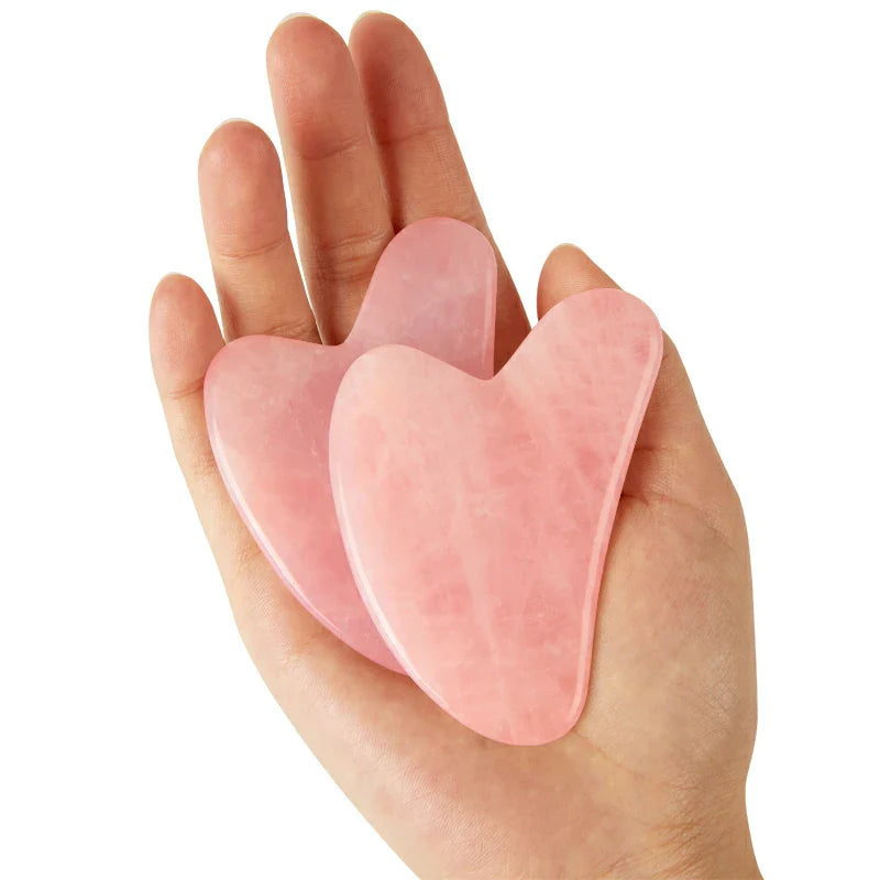 Nuvalis Gua Sha Set – Gesichtsmassage mit Jade für strahlende Haut