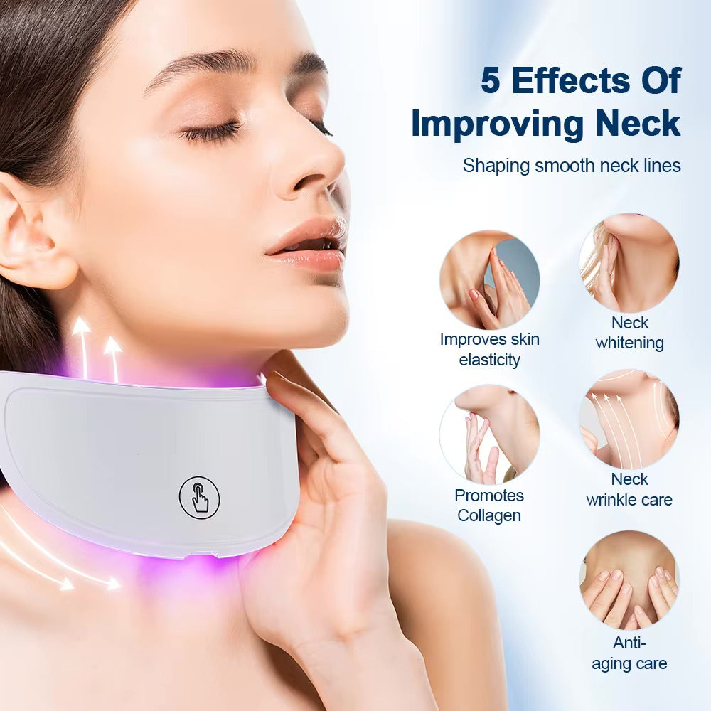 LED Gesichtsmaske – 7 Farben & Hals-Rotlichttherapie