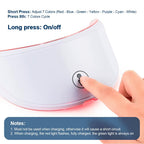 LED Gesichtsmaske – 7 Farben & Hals-Rotlichttherapie
