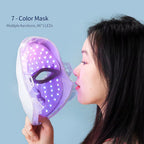 LED Gesichtsmaske – 7 Farben & Hals-Rotlichttherapie