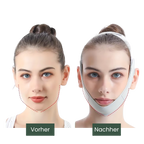 Nuvalis V-Lift Maske Anwendung – definierte Kinnkontur und Gesichtsstraffung