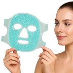 Nuvalis Ice Mask transparent – Kühlmaske mit verstellbarem Klettverschluss